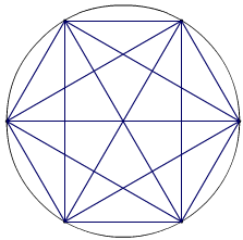 rose six-pointed mystic rose